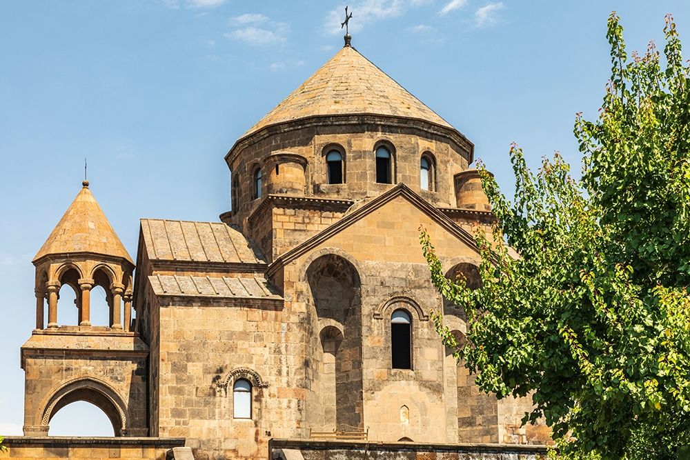 Armenia Armavir Province Vagharshapat Exterior view of the Saint Hripsime Church